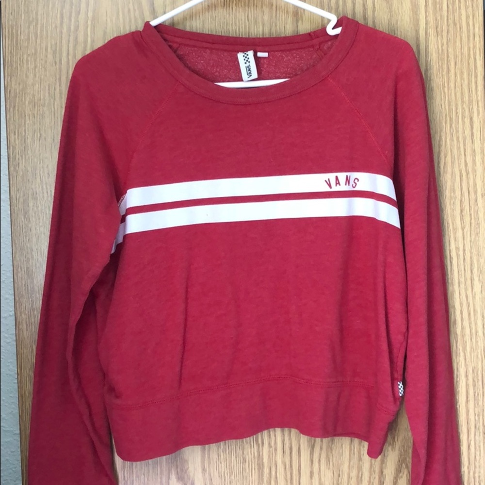 Striped red vans sweater!